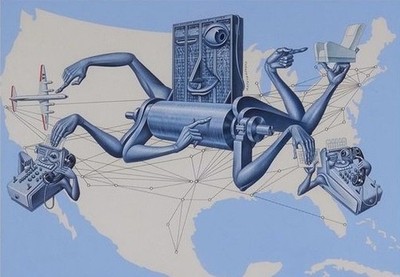 Boris Artzybasheff Network   Surreal Anthropomorphic Machine Art Print