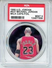 1995 -MICHAEL JORDAN- PSA 9 UD Milk Caps SILVER FOIL POP 6 Basketball POG Card