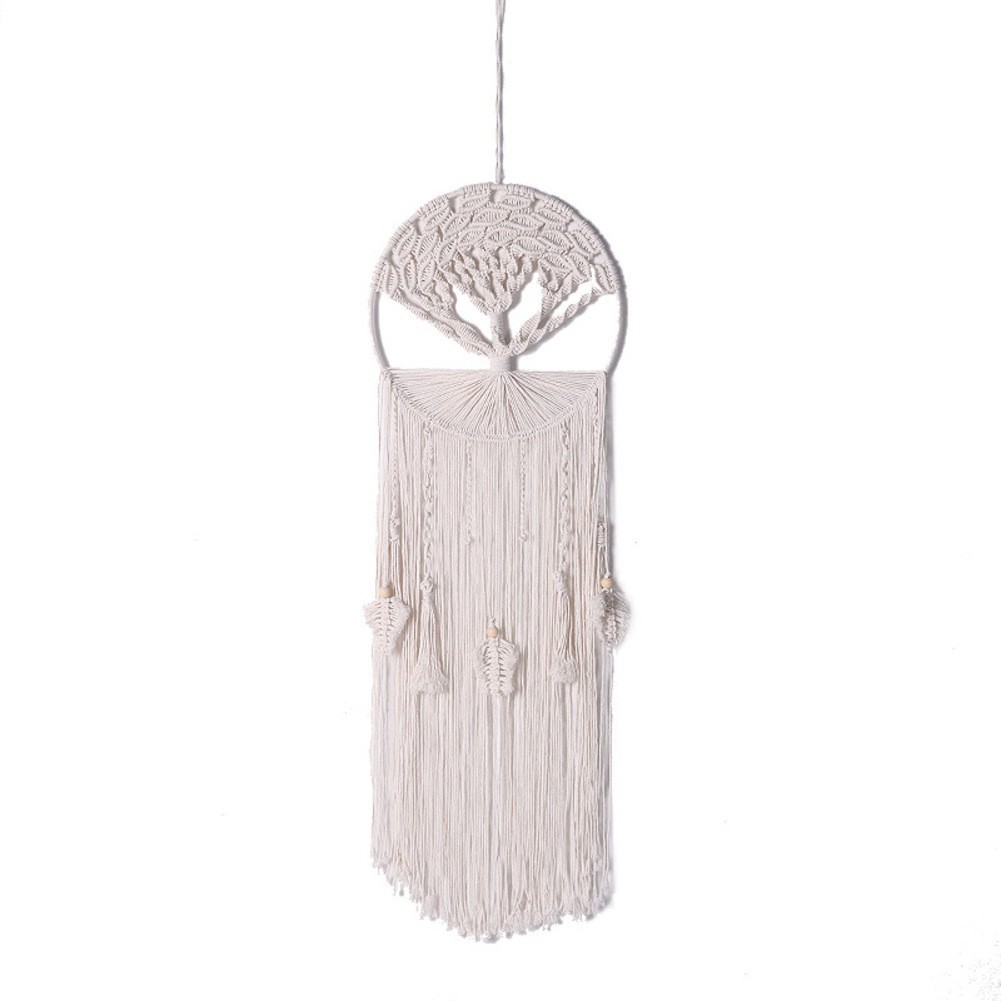 Bohemian Cotton Dreamcatcher Tapestry Wall Hanging Handmade Decor 30x90cm