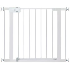 29"-38"Easy Install Walk Thru Baby Gate Doorways Safety Gate With Door Dog Gates