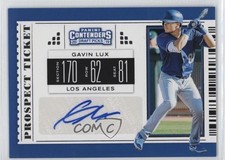 2019 Panini Contenders Draft Picks Prospect Ticket Auto Gavin Lux #9 Auto 13ey
