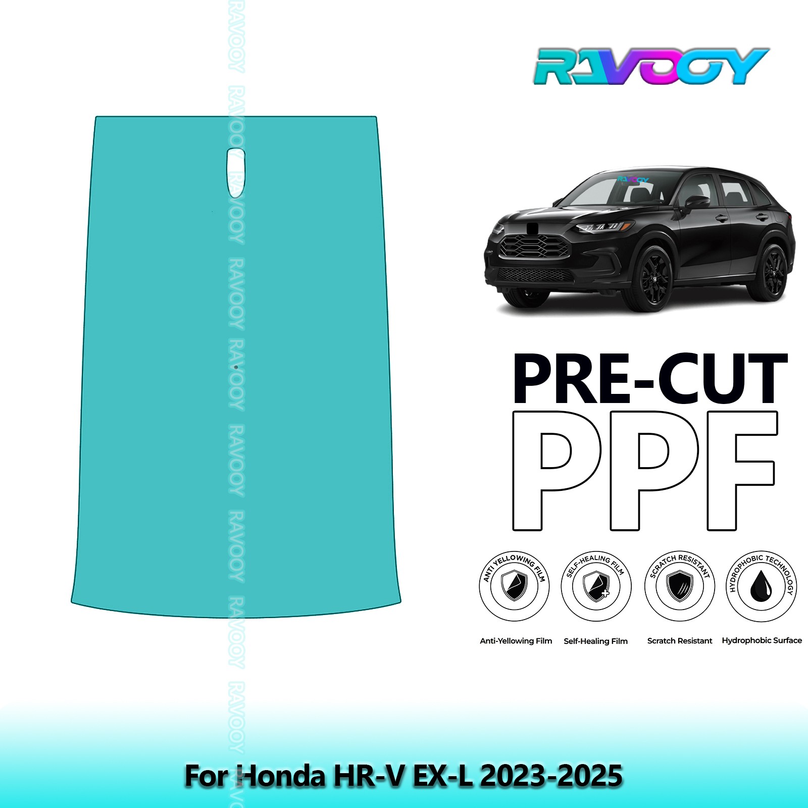 PreCut Paint Protection PPF Kit For Honda HR-V EX-L 2023-2025