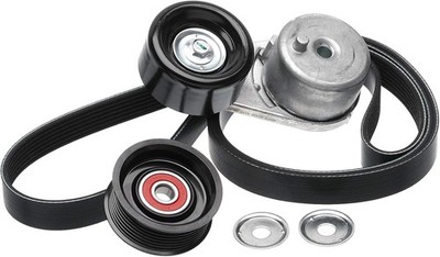 Gates 90K-38378B Complete Serpentine Belt Drive Component Kit Assorted 