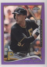 2014 Topps Chrome Retail Purple Refractor Andrew Lambo #209 3a3