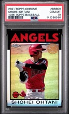 2021 Topps Chrome 1986 Topps Baseball Shohei Ohtani #86BC-9 PSA 10