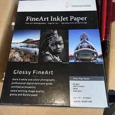 Hahnem hle Fineart Inkjet Paper 8.5 X 11 25 Sheets 10 641 438