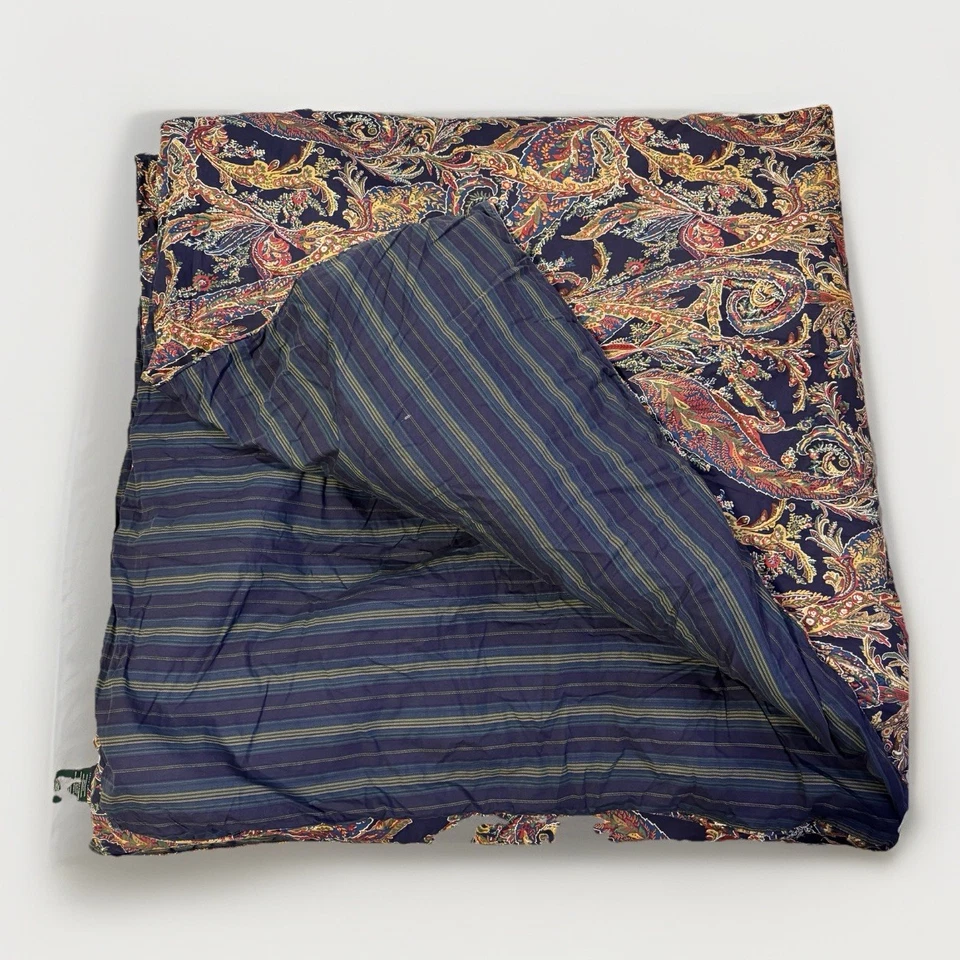 Lauren Ralph Lauren Comforter Full/ Queen Blue Multicolor Paisley  - Image 2 of 4