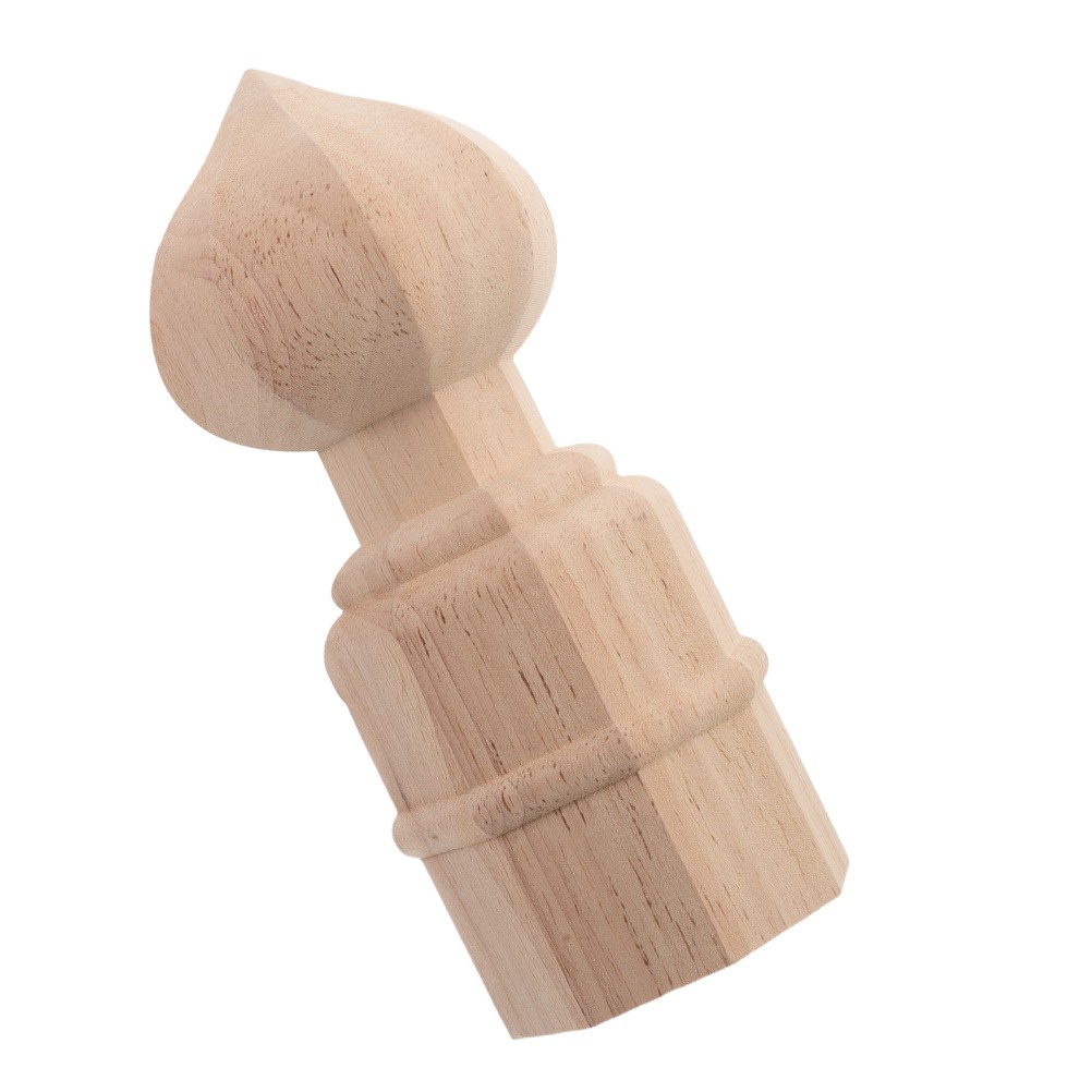 Wood Finial Ornaments Wooden Tops Bed Post Toppers Fence Finials