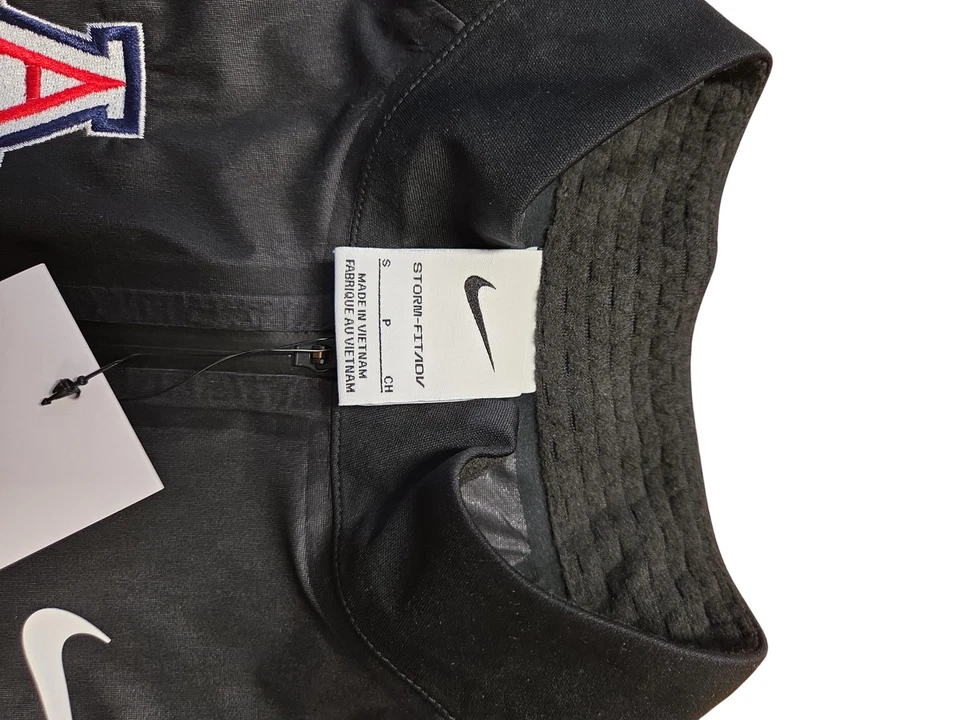 Chaleco de golf Nike Arizona Wildcats para mujer S negro Storm-FIT ADV cremallera completa nuevo con etiquetas Foto 2 de 2