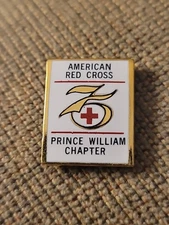 75 Years Prince William Chapter (Manassas, VA) Red Cross Pin