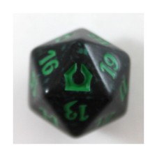 WotC MTG Spindown d20 Life Counte  Return to Ravnica - Black w/Green (Golga NM