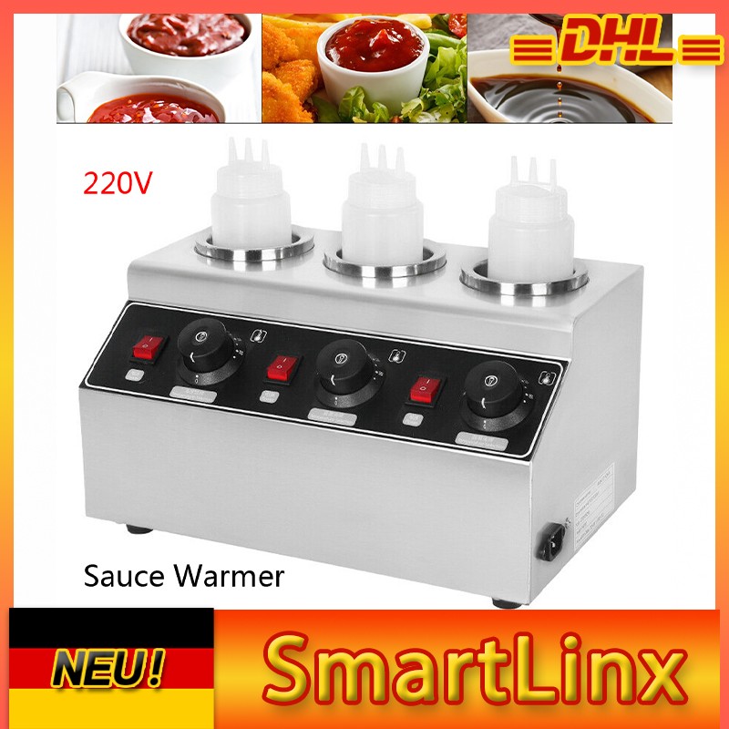 Edelstahl Schokoladenwärmer 30-85°C Schokoladen Saucenwärmer Schokowärmer