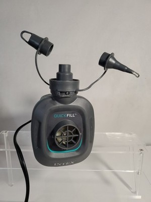 Intex Pump 2 Nozzles Quick Fill Air Mattress AP639 Universal 110-120V