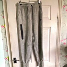 Nike Women&rsquo;s Grey Jogger Trousers Size S Drawstring with Pockets CW4292-063