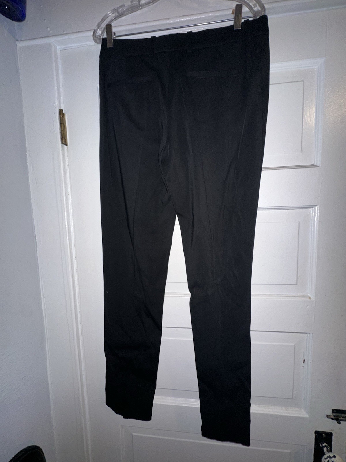 Pantalone Saint Laurent SS24 30 nero gabardine viscosa vita alta vestibilità dritta