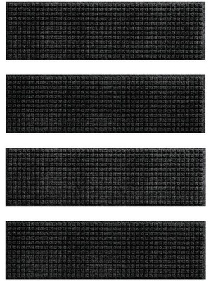 Squares Stair Treads Indoor Ourdoor Stairs, Absorbent All-Weather Stair Runne...