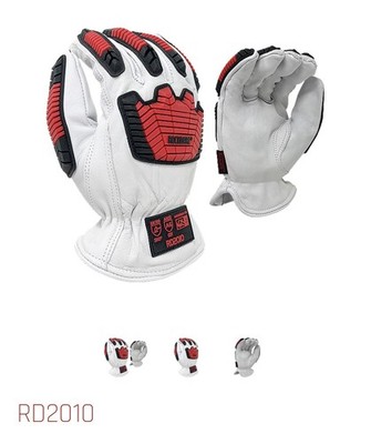 Task Gloves RockDare RD2010 A6 Goatskin Cut Impact Protection - 2XL