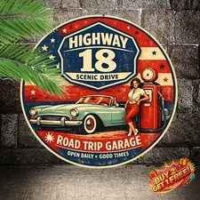 Rustic Chicken Coop Rules Vintage Farmhouse Metal Sign 12x8