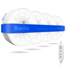 Orbgrow OG09 Puck Grow Light, 5000K 36W(4 x 9W, 540 Watt Equiv), Full Spectru...