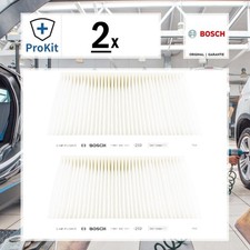 2x ORIGINAL® Bosch Filter, Innenraumluft für Honda CIVIC VI Hatchback CR-V I