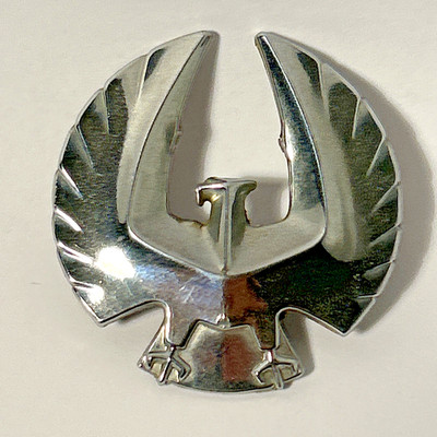Vintage Chrysler Imperial / LE Baron Eagle Metal Emblem Ornament OEM 3680305