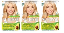 Garnier Nutrisse Creme Natural Baby Blonde 10.01 Permanent Hair Colour 3 Pack
