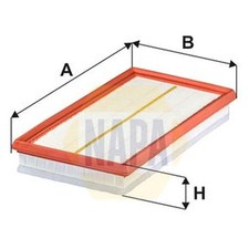 Napa Engine Air Filter fits Alfa Romeo Tonale 2022-2025 1.5 1.3 Hybrid 52080841