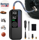Tire Inflator Portable Air Compressor, 150 PSI Cordless Air Pump, Dual Power 600