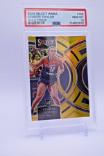 2024 PANINI SELECT WNBPA #128 CELESTE TAYLOR GOLD PRIZM RC PREMIER 05/10 PSA 10