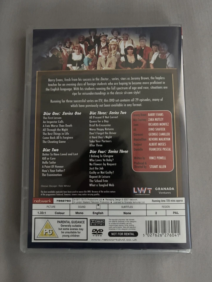 Mind Your Language The Complete Series DVD Barry Evans New Factory Sealed UK - Image 2 of 2