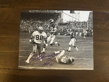 Drew Pearson Dallas Cowboys HOF Signed Autograph 8x10 Photo