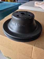 4 Mopar Pulleys 2 Single Groove Water Pump 2 Dual Groove Crank Pulleys