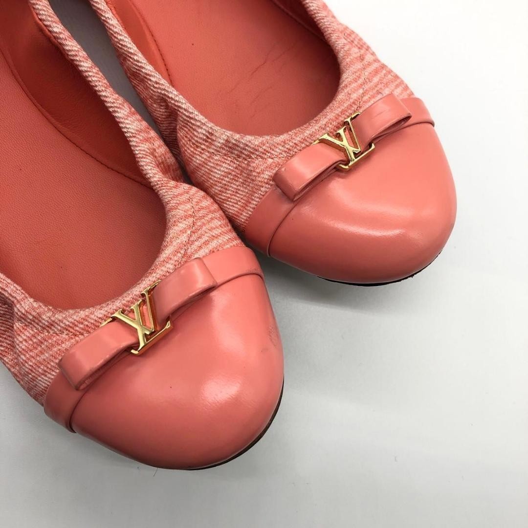 LOUIS VUITTON Pumps Heel Pink EU 36.5 135333K Authentic thumbnail 6