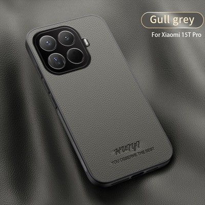 For XiaoMi 15T Pro 14T Pro 13 Retro PU Leather Magnetic Business Soft Back Case