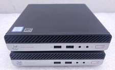 Lot Of 2 HP EliteDesk 400 G3 DM USFF Core i3 7100 4GB RAM NO HDD/NO OS 99