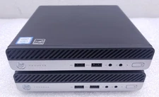 Lot Of 2 HP EliteDesk 400 G3 DM USFF Core i3 7100 4GB RAM NO HDD/NO OS #99
