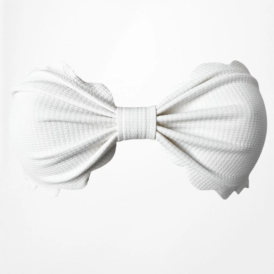 Tularosa Marysia Swim Off White Cream Bandeau High Waisted Swimsuit Size XS - Image 4 of 4