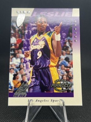 1997 PINNACLE INSIDE WNBA - LISA LESLIE #001 (RC) (HOF) - RARE ROOKIE CARD