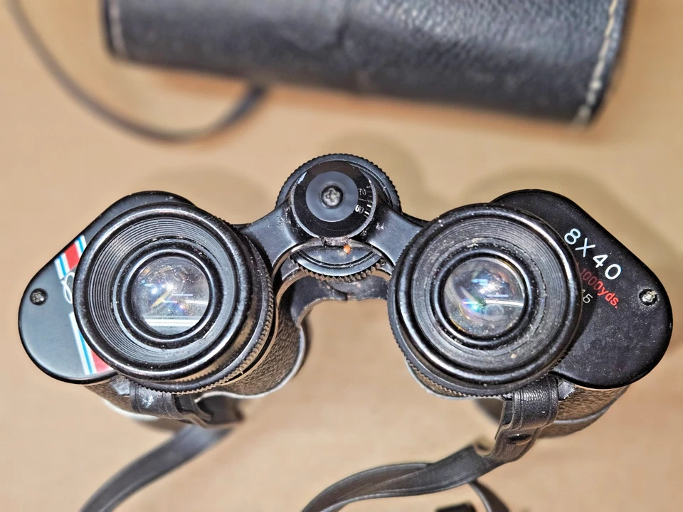 Binoplux 8-40 binoculars with case - Image 2 of 4