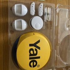YALE FULLY WIRELESS ALARM  SYSTEM . 4 Zone Plus Key Pad With Panic Button . 