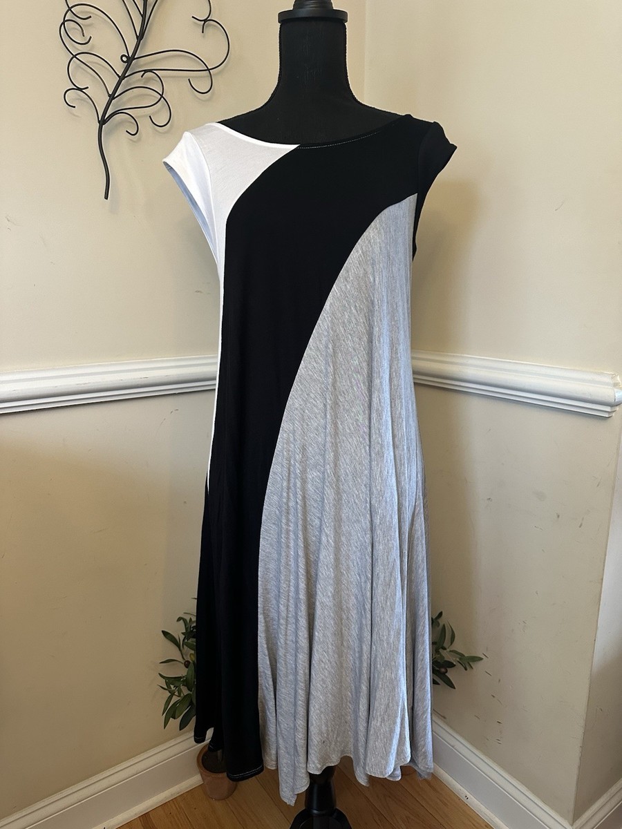 asymmetrical-hem midi dress Cleosa Asymmetrical Midi Dress