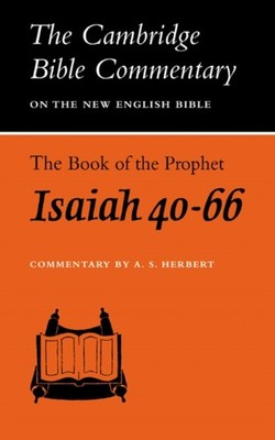 THE BOOK OF THE PROPHET ISAIAH by HERBERT, A.S. Paperback Self Help Business