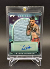 Ilia Topuria 💥🌹 RELIC AUTOGRAPH CARD TWILIGHT /99! 2025 Topps Midnight UFC