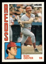 Ron Oester 1984 O-Pee-Chee #99 Cincinnati Reds Vintage Baseball *191