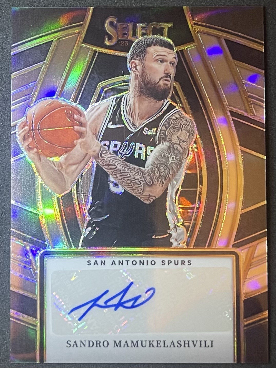 2875K 2023-24 Panini Select Signature Selections Sandro Mamukelashvili #SSS-SMS
