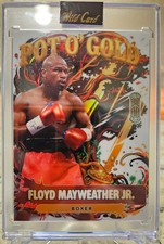 Floyd Mayweather Jr 2026 Wild Card "Pot O' Gold" True 1/1 Color Match