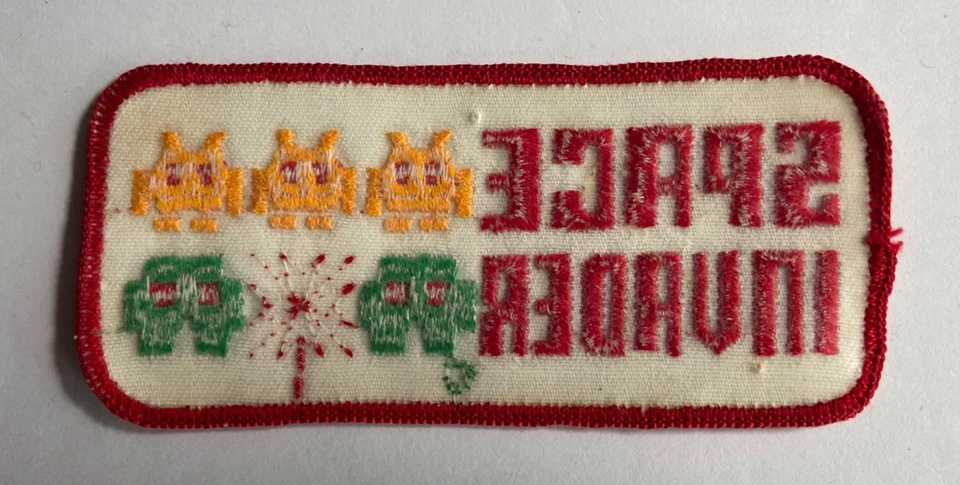 Vintage Rare Space Invader Patch - Arcade Videogame Atari Retro Embroidered - Image 3 of 4