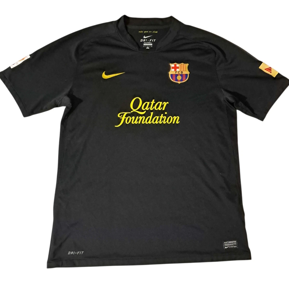 Barcelona Away Jersey Black for sale | eBay