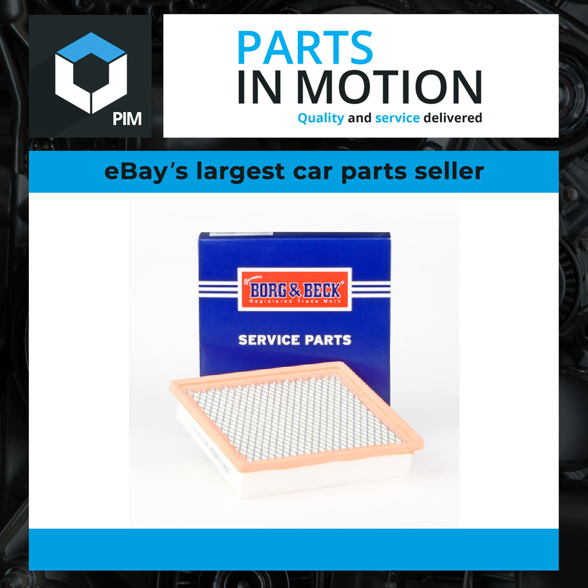 Air Filter BFA2674 Borg & Beck K04593880AA Genuine Top Quality Guaranteed New