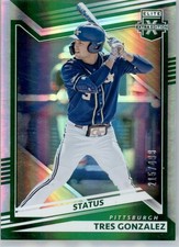 Tres Gonzalez - 2022 Panini Elite Extra Edition - #140 - Status Green #/499 SN